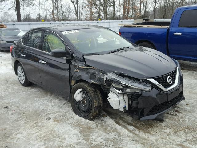 3N1AB7AP5HY328005 - 2017 NISSAN SENTRA S GRAY photo 1