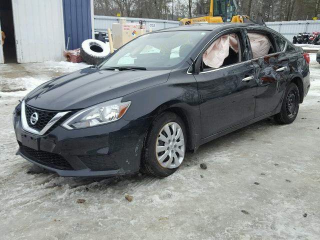 3N1AB7AP5HY328005 - 2017 NISSAN SENTRA S GRAY photo 2