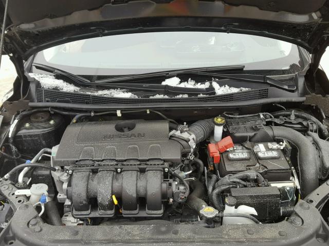 3N1AB7AP5HY328005 - 2017 NISSAN SENTRA S GRAY photo 7