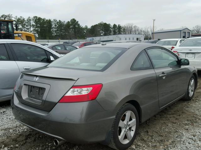 2HGFG12857H574907 - 2007 HONDA CIVIC EX GRAY photo 4