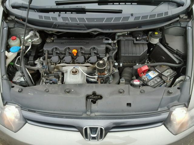 2HGFG12857H574907 - 2007 HONDA CIVIC EX GRAY photo 7