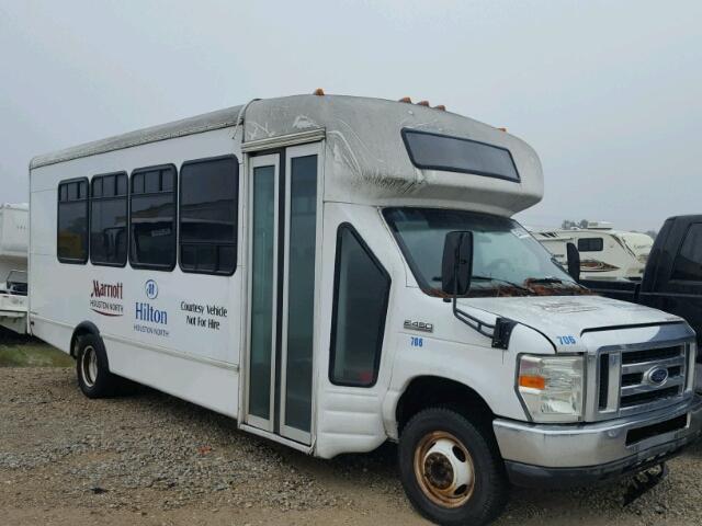 1FD4E45S88DA18492 - 2008 FORD ECONOLINE WHITE photo 1