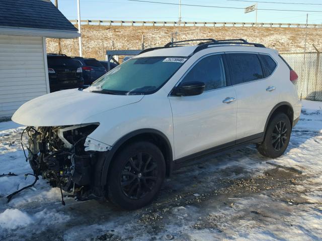 5N1AT2MV3HC837246 - 2017 NISSAN ROGUE SV WHITE photo 2