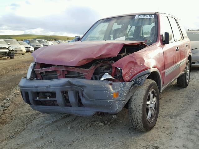 JHLRD1850VC024390 - 1997 HONDA CR-V LX RED photo 2