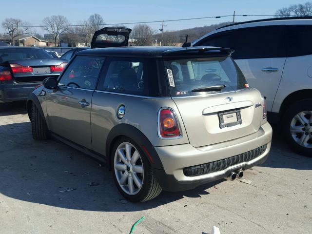 WMWMF73557TL92625 - 2007 MINI COOPER S SILVER photo 3