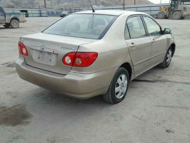 1NXBR32E96Z697187 - 2006 TOYOTA COROLLA CE GOLD photo 4