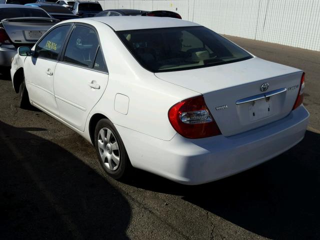 4T1BE32K83U242893 - 2003 TOYOTA CAMRY LE WHITE photo 3