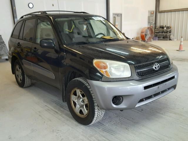 JTEHD20VX56043467 - 2005 TOYOTA RAV4 BLACK photo 1