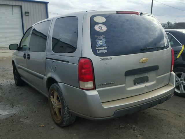 1GNDV03L95D187710 - 2005 CHEVROLET UPLANDER GRAY photo 3