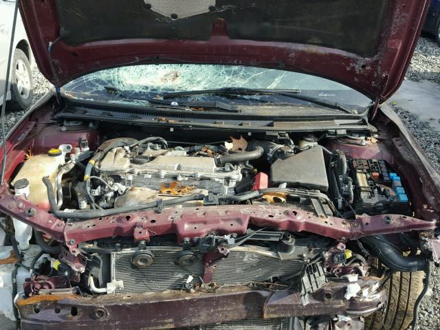 JTKJF5C77B3010866 - 2011 TOYOTA SCION TC 勃艮第红 照片 7