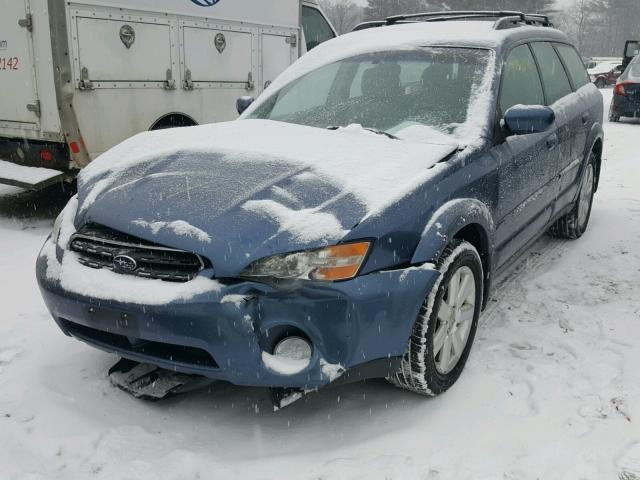 4S4BP62C767320412 - 2006 SUBARU LEGACY OUT BLUE photo 2