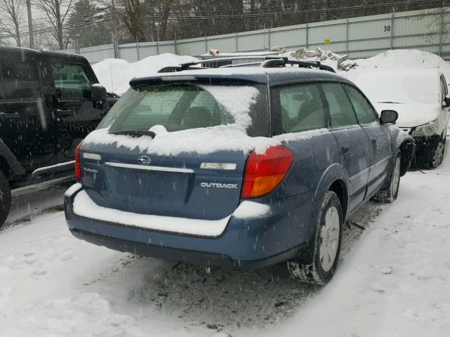 4S4BP62C767320412 - 2006 SUBARU LEGACY OUT BLUE photo 4