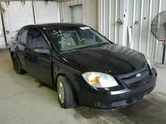 1G1AK52F257588066 - 2005 CHEVROLET COBALT BLACK photo 1