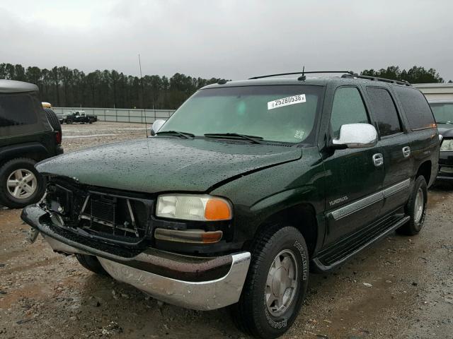 1GKEC16Z64J104523 - 2004 GMC YUKON XL C GREEN photo 2