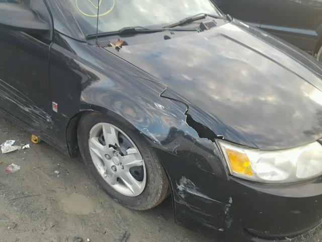 1G8AJ58F97Z204254 - 2007 SATURN ION LEVEL BLACK photo 9