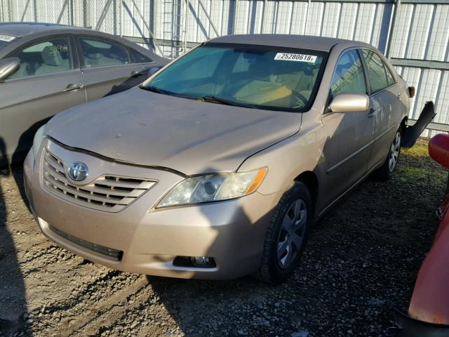 4T1BE46K87U540558 - 2007 TOYOTA CAMRY NEW GOLD photo 2