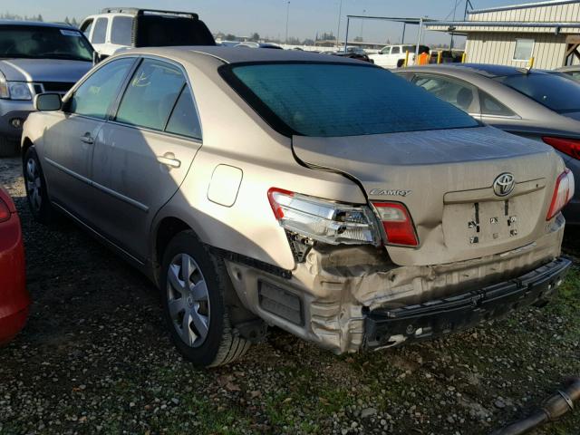 4T1BE46K87U540558 - 2007 TOYOTA CAMRY NEW GOLD photo 3