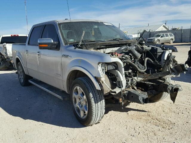 1FTFW1CT4DKE65623 - 2013 FORD F150 SUPER SILVER photo 1