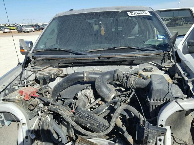 1FTFW1CT4DKE65623 - 2013 FORD F150 SUPER SILVER photo 7