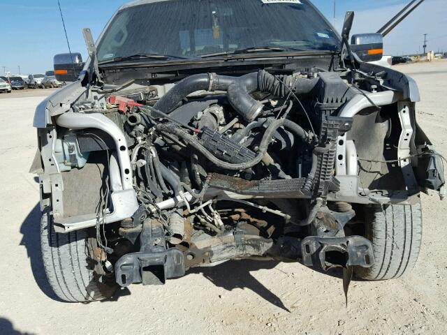 1FTFW1CT4DKE65623 - 2013 FORD F150 SUPER SILVER photo 9