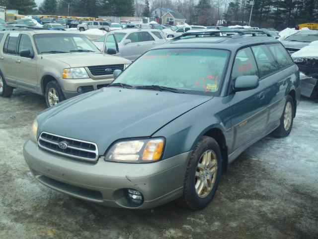 4S3BH686327626312 - 2002 SUBARU LEGACY OUT GREEN photo 2