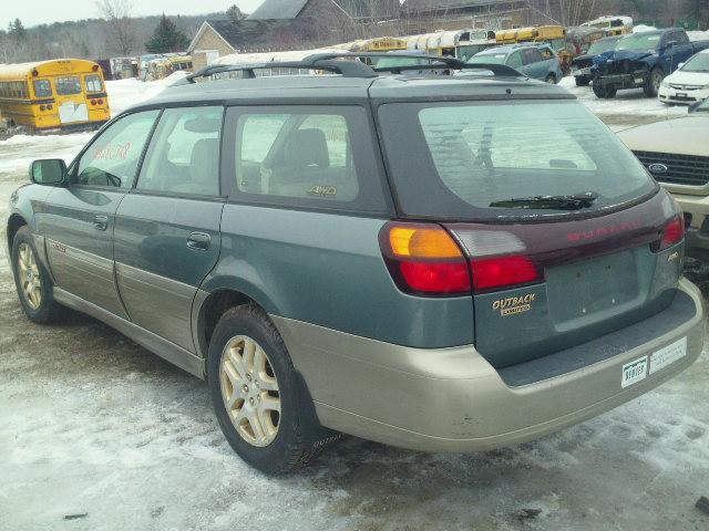 4S3BH686327626312 - 2002 SUBARU LEGACY OUT GREEN photo 3