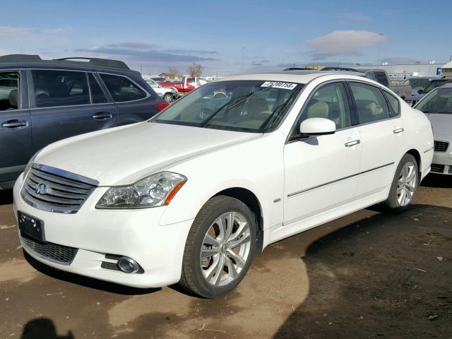 JN1CY0AR5AM960785 - 2010 INFINITI M35 BASE WHITE photo 2