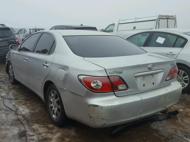 JTHBF30G630113220 - 2003 LEXUS ES 300 SILVER photo 3