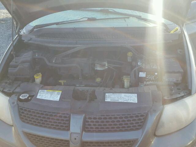 1B4GP24372B728851 - 2002 DODGE GRAND CARA GREEN photo 7