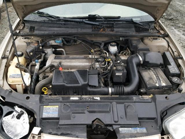 1G1JF52F137184337 - 2003 CHEVROLET CAVALIER L BEIGE photo 7