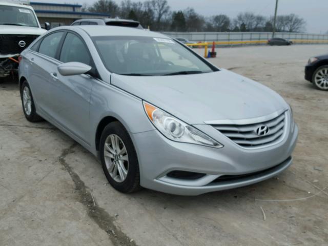 5NPEB4AC3CH447400 - 2012 HYUNDAI SONATA GLS SILVER photo 1