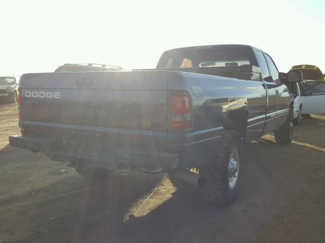 3B7KC23681G809058 - 2001 DODGE RAM 2500 BLUE photo 4