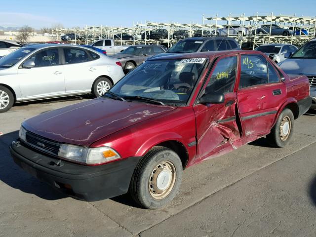 JT2AE92E8J3135710 - 1988 TOYOTA COROLLA DL RED photo 2