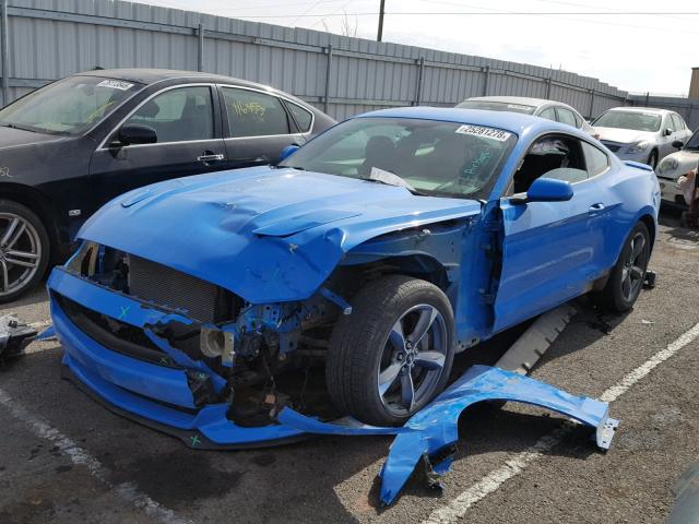 1FA6P8CFXH5306308 - 2017 FORD MUSTANG GT BLUE photo 2