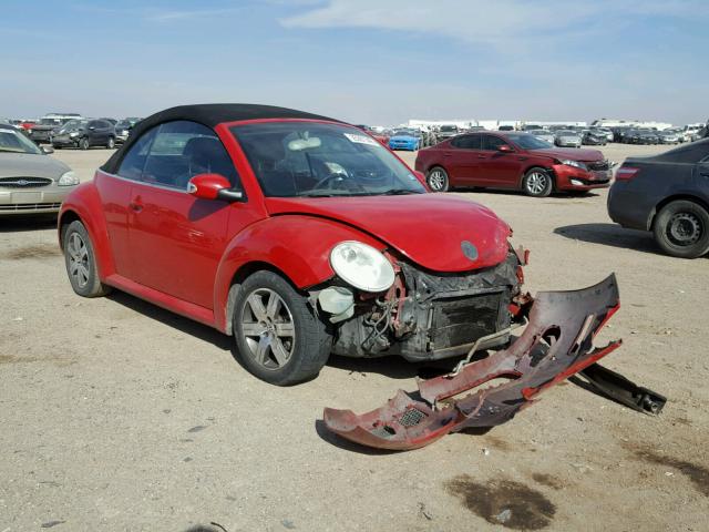 3VWRF31Y06M309689 - 2006 VOLKSWAGEN NEW BEETLE 红色 照片 1