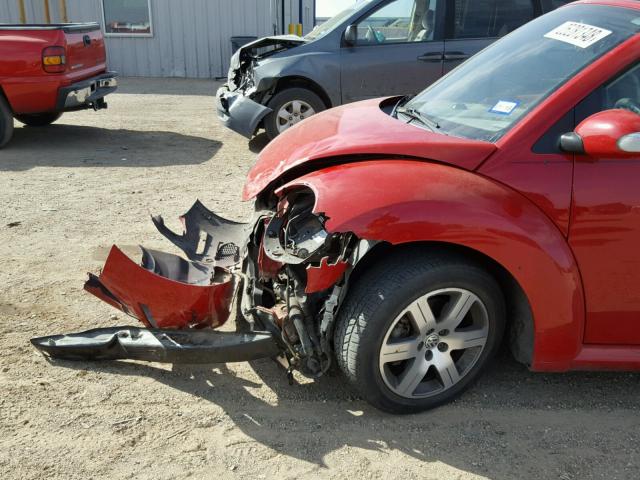 3VWRF31Y06M309689 - 2006 VOLKSWAGEN NEW BEETLE 红色 照片 9