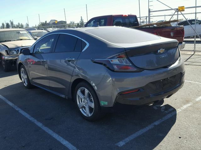 1G1RC6S55HU182110 - 2017 CHEVROLET VOLT LT GRAY photo 3