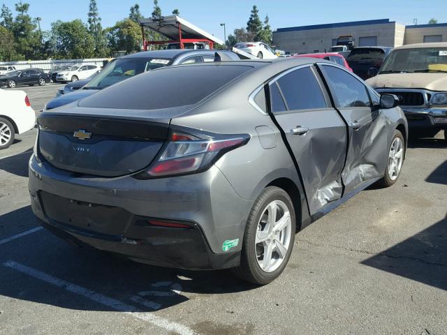 1G1RC6S55HU182110 - 2017 CHEVROLET VOLT LT GRAY photo 4