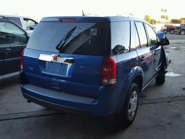 5GZCZ33D16S832400 - 2006 SATURN VUE BLUE photo 4