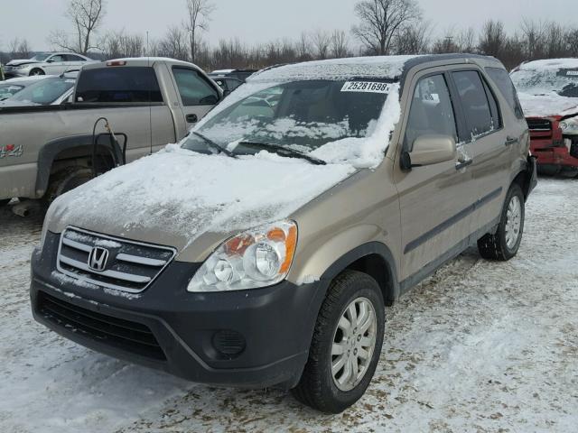 JHLRD78816C019455 - 2006 HONDA CR-V EX TAN photo 2