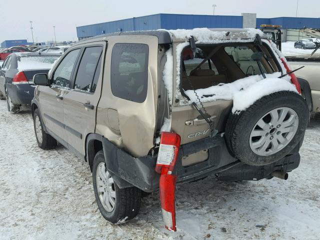 JHLRD78816C019455 - 2006 HONDA CR-V EX TAN photo 3