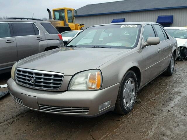 1G6KE57YX2U155978 - 2002 CADILLAC DEVILLE DH GOLD photo 2