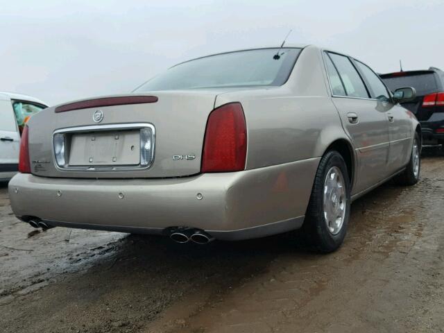 1G6KE57YX2U155978 - 2002 CADILLAC DEVILLE DH GOLD photo 4