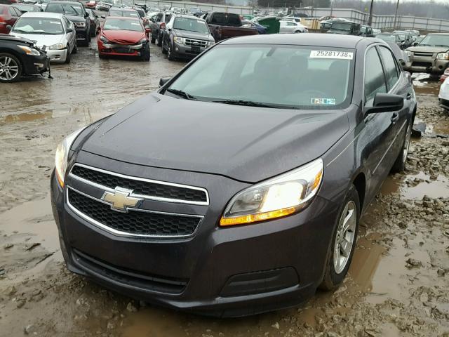 1G11B5SA7DF252017 - 2013 CHEVROLET MALIBU LS ნაცრისფერი ფოტო 2