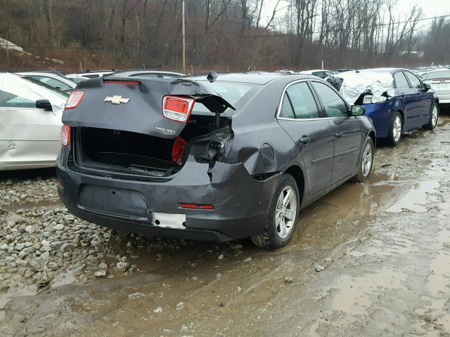 1G11B5SA7DF252017 - 2013 CHEVROLET MALIBU LS ნაცრისფერი ფოტო 4