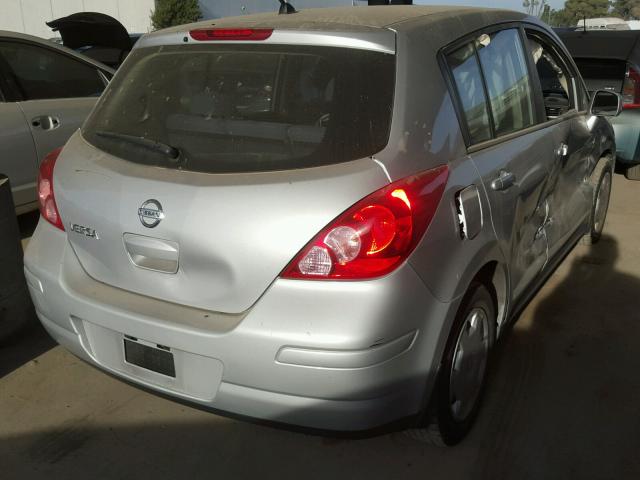 3N1BC13E19L435920 - 2009 NISSAN VERSA S SILVER photo 4