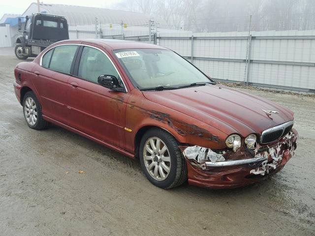 SAJEA51D82XC52823 - 2002 JAGUAR X-TYPE 2.5 RED photo 1