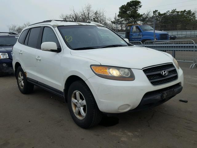 5NMSG13D07H016203 - 2007 HYUNDAI SANTA FE G WHITE photo 1