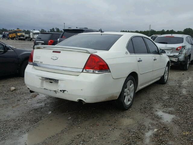 2G1WU58R879103688 - 2007 CHEVROLET IMPALA LTZ WHITE photo 4