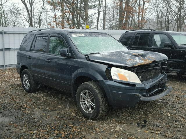 2HKYF18475H571641 - 2005 HONDA PILOT EX GRAY photo 1